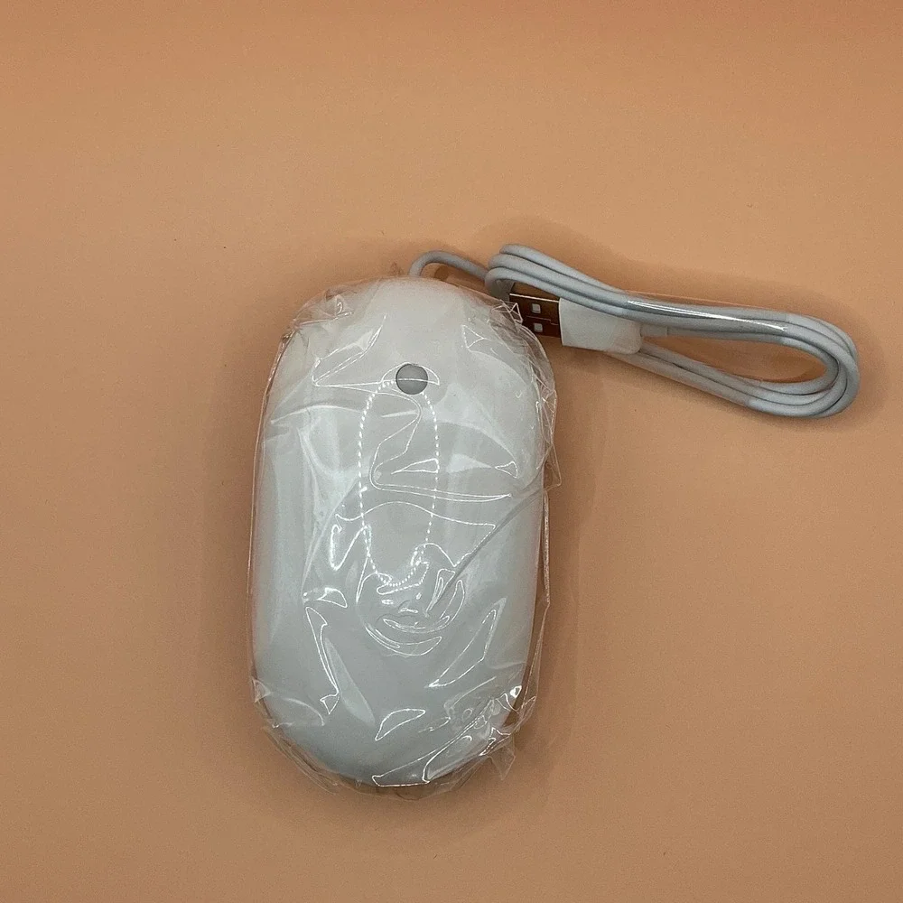 Apple Mighty Mouse Wired USB Optical Mouse Model A1152 MB112LL/B White Boxed